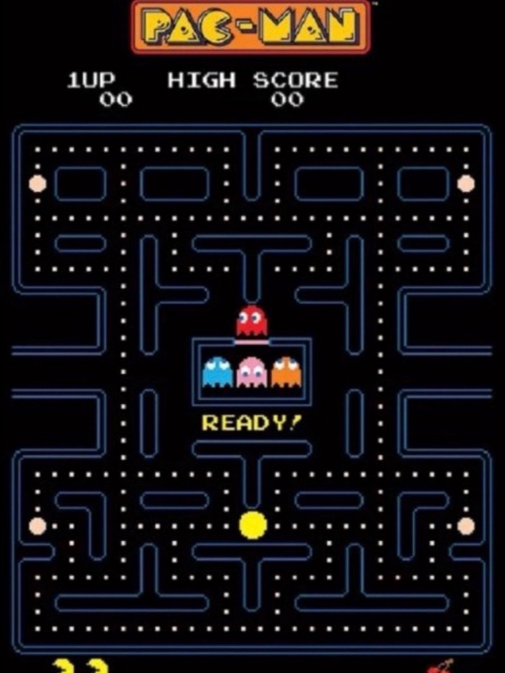 Pac-Man Poster Aprox Size 24x36 Inches